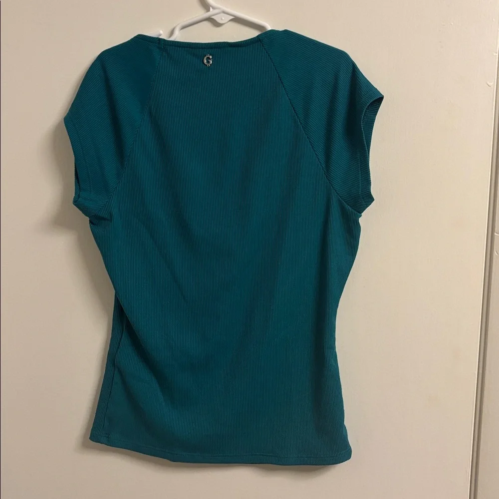 Guess Teal Women's Top - Picture 4 of 8